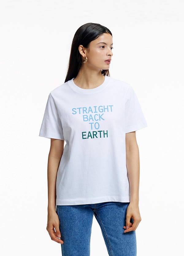EARTH T-SHIRTS WHITE얼스 티셔츠 화이트